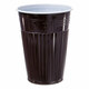 Automatenbecher Thermobecher Heißgetränkebecher braun/weiß, 180ml, 100 Stk.