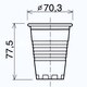 Trinkbecher weiß 0,15 l, 150 ml aus PP, Ø 70 mm, 100 Stk.