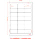 Etiketten Labels selbstklebend wei 63.5 x 38.1mm auf DIN A4,  2100 Stk.
