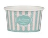 Eisbecher aus Papier Patisserie ICE CREAM Motiv 180 ml 6oz mit Deckel, 100 Stk.