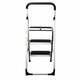PAVO Premium 3-Stufen Haushaltsleiter Stehleiter Klappleiter 113cm aus Stahl